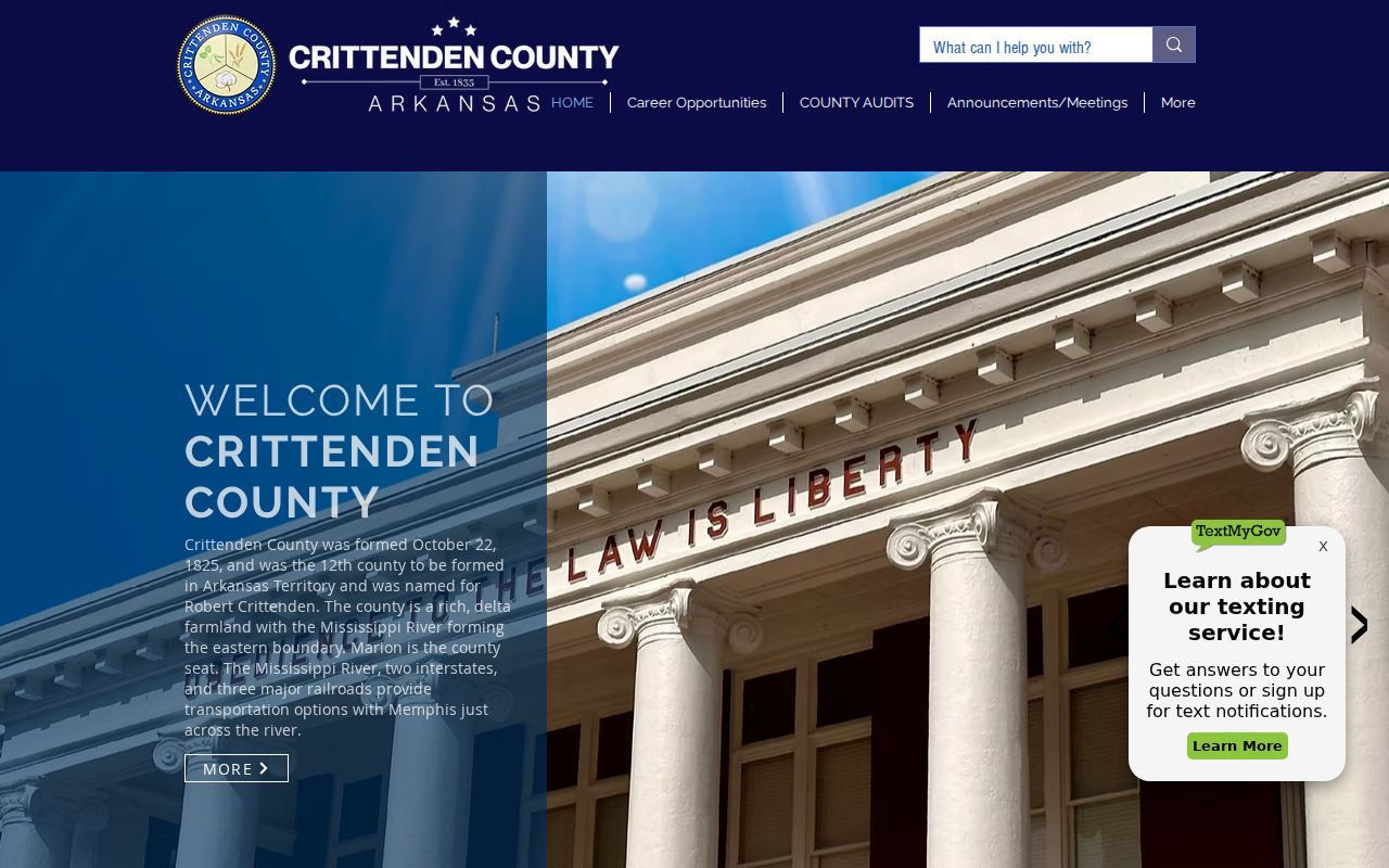 Crittenden County criminal history official county website