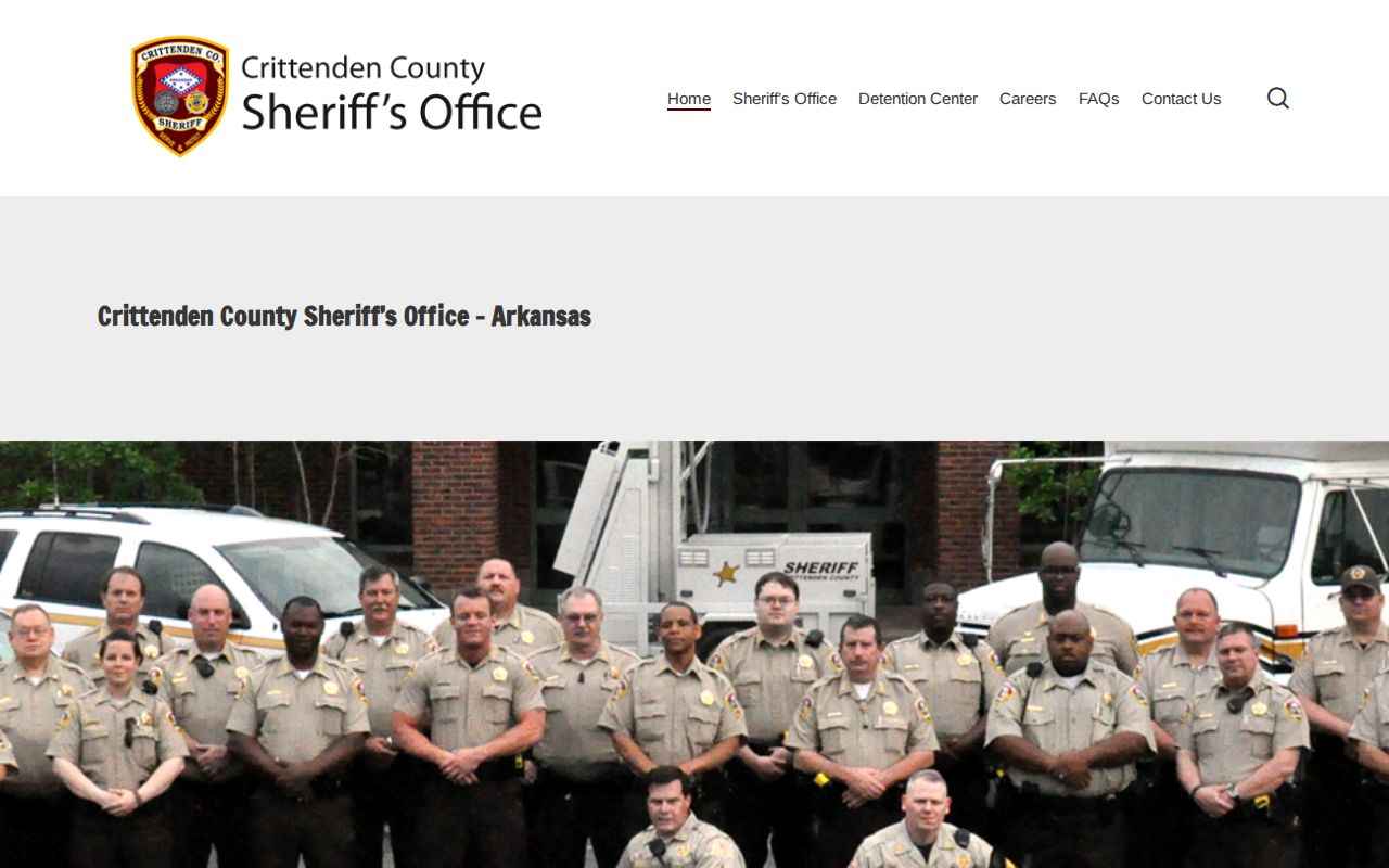 Crittenden County criminal history sheriff records website